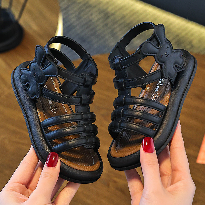 Girls' roman sandals: new korean style fashion for spring/summer  - high-top princess sandals for little girls and children
