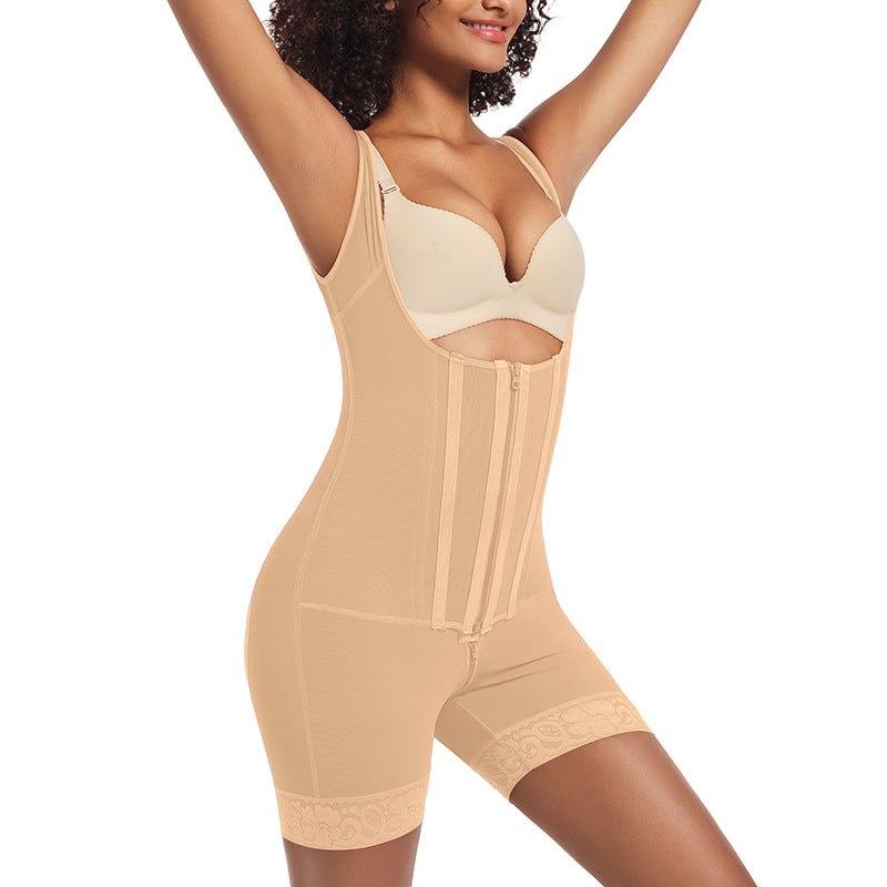 Bodyshaper one-piece body shaping garment waist tightening and abdominal tightening butt lifting tight corset female body shaping garment full body compression