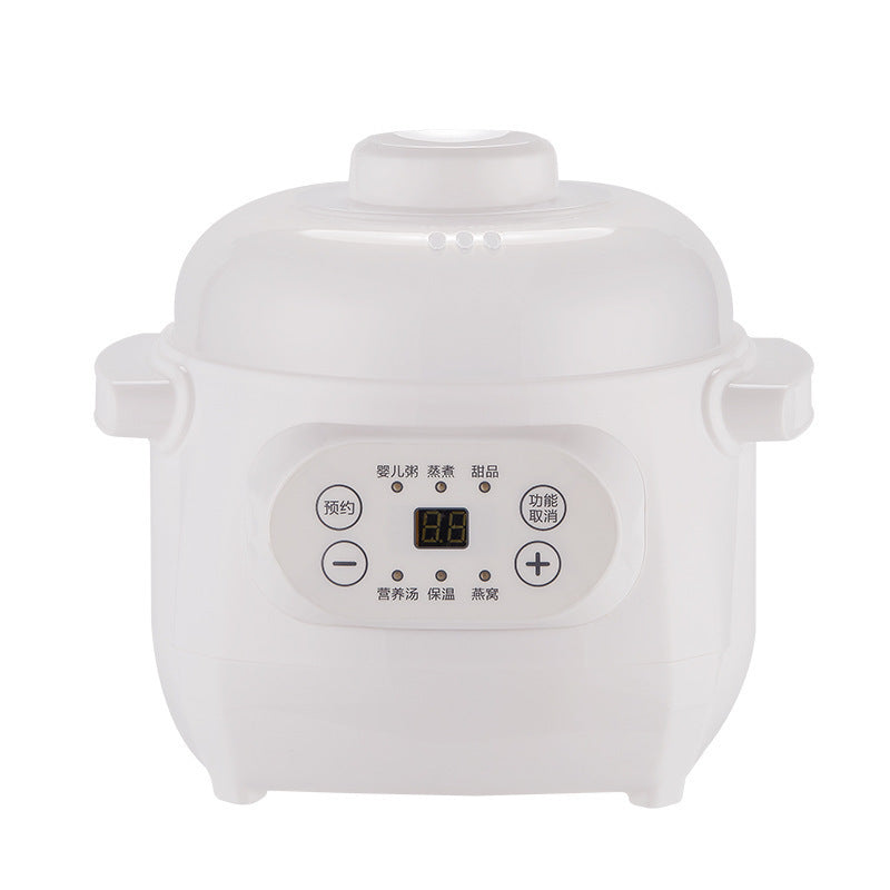 Fully automatic porridge, complementary food, soup, electric stew pot, water-proof bird's nest stew pot, electric stew pot, steaming and cooking soup pot, us standard cross-border