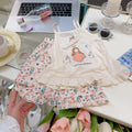 Girls' summer pajama set: camisole dress and shorts - baby modal loungewear, class a quality, kids' size