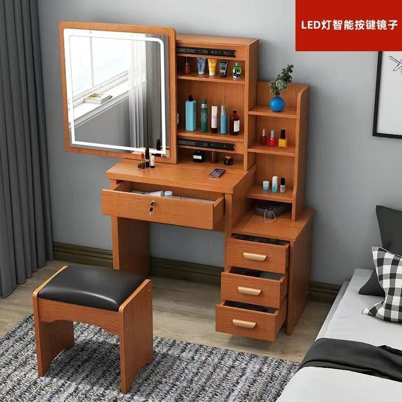 Bedroom mini small apartment simple modern casual dressing table economical multi-functional dressing table popular dressing table