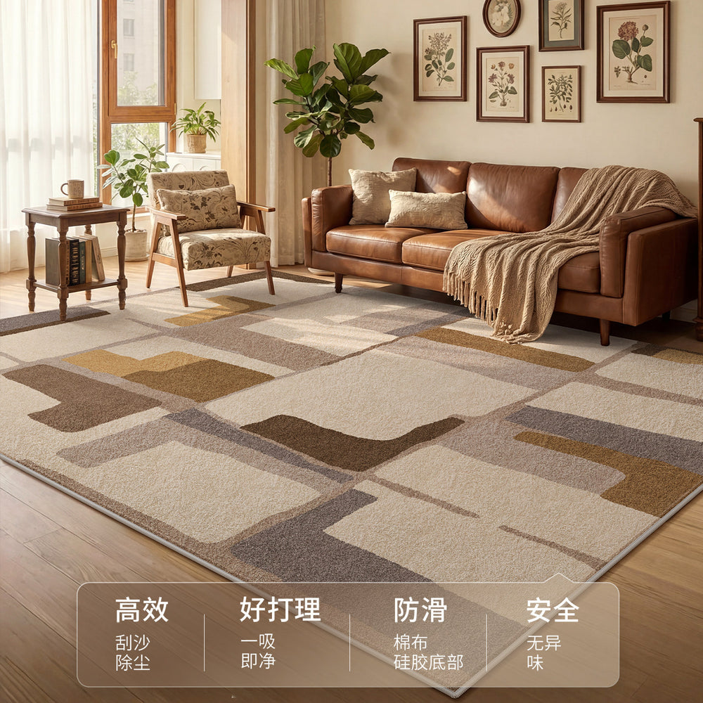 Carpet living room medieval style no-wash and wipeable dopamine for home bedside sofa carpet bedroom full large area