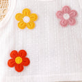 Children's clothing  cross-border girl flower white tops+shortssuitsummer new