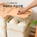 Japanese cream style storage box for home dog satchel storage box desktop miscellaneous storage storage box large capacity