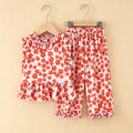 For pre-orders, please contact customer service - orange floral set