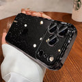 Electroplated pc starry sky glitter suitable for iphone17promax mobile phone case apple 16/15 lens film protective cover