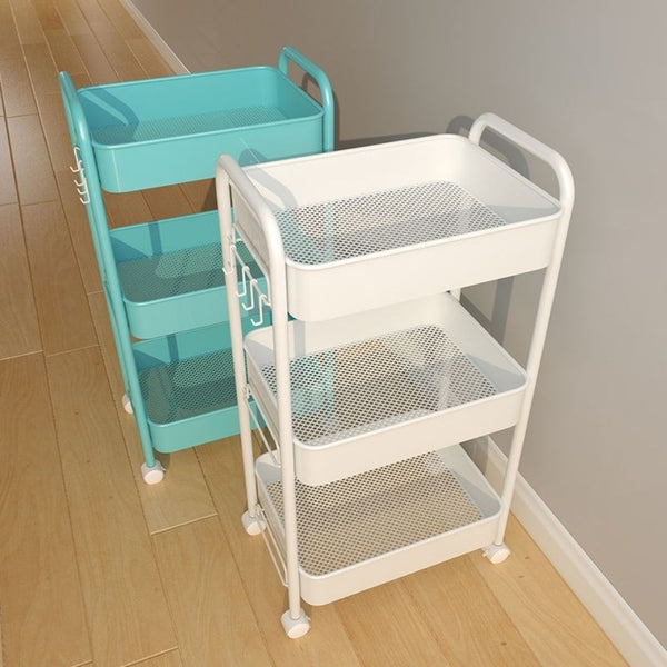 trolley rack kitchen floor to floor multi-layer removable bathroom bathroom storage rack bedroom snack storage rack