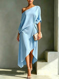 european and american cross-border  independent station new arrivalelegantelegancenormcore cotton and linen women's sleeveless dress