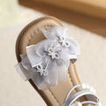 Girls' sandals:  summer new arrivals - stylish little princess shoes for girls, soft sole pearl sandals, lightweight and comfortable