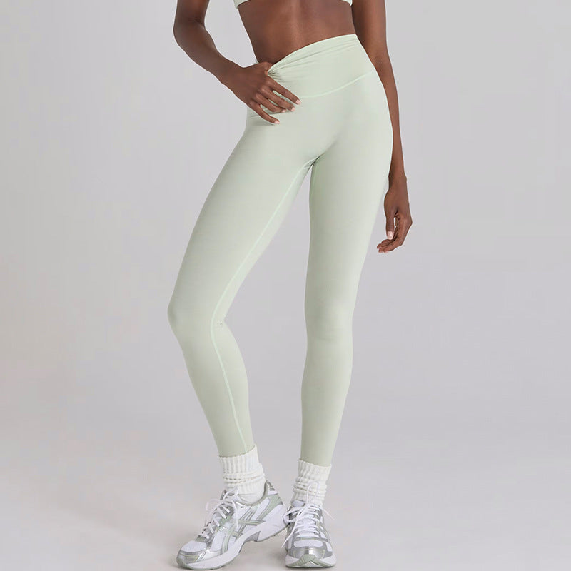 New arrival yoga clothes high waist hip lifting and abdominal control shorts nine-point pants suspenders beautiful back running sports intimates bra suit