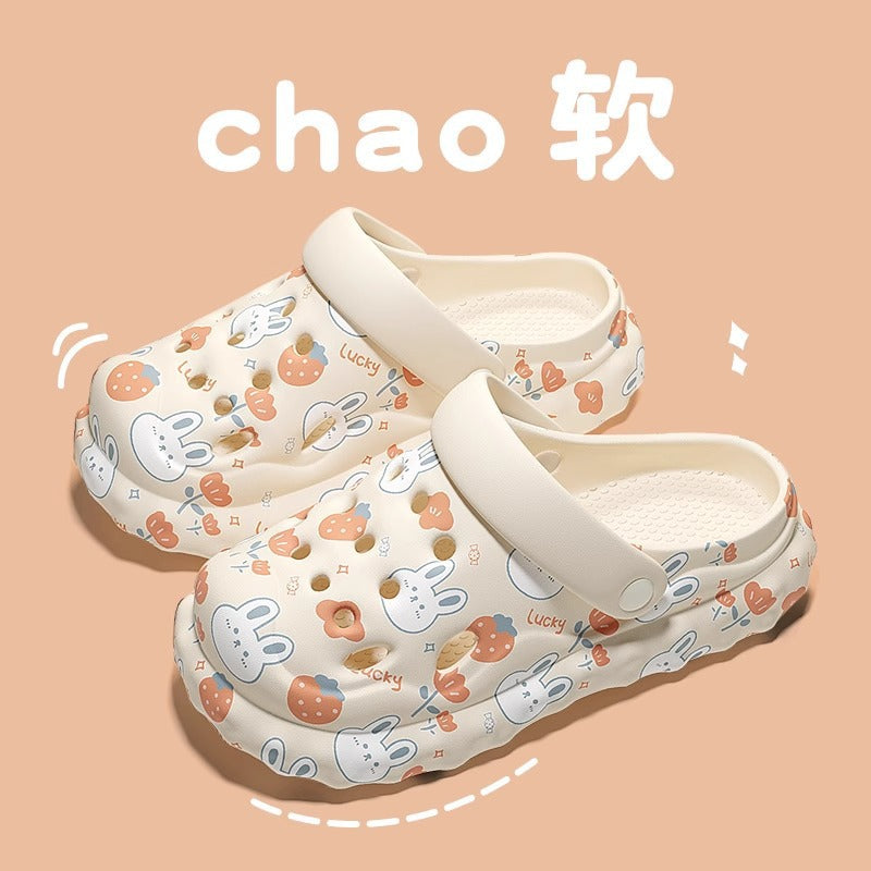 2025 women's summer slippers: super comfortable, cute, casual, versatile, indoor/outdoor, non-slip, clogs, thick sole