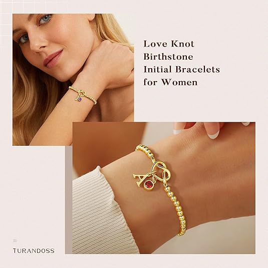New arrivalfashion cross-border february zircon cross copper plated 14k gold pendant round beads beaded bracelet fashion jewelry