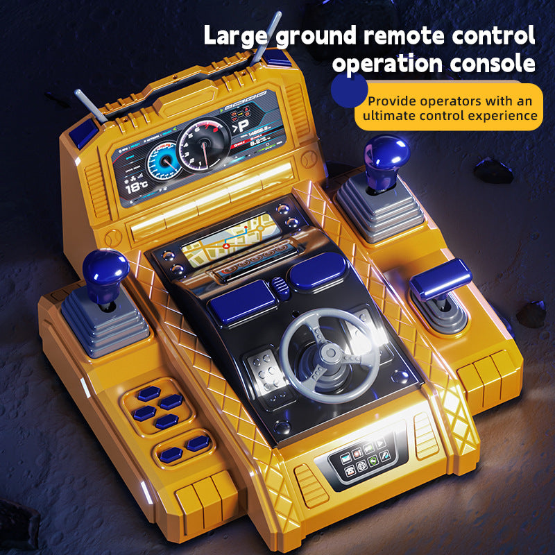 best-selling jumbo remote control multi-functional control panel light and music excavator, a big toy for boys' construction vehicle enthusiasts