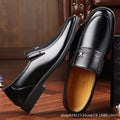 Clearance sale: men's dress shoes - autumn collection. versatile leather shoes for men, stylish casual leather shoes, perfect for middle-aged and elderly men