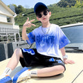 Boys' summer outfit set: new  lightweight summer style for older boys - sporty, cool, and trendy