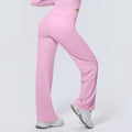 New arrival nude quick-drying yoga pants high waist hip lifting outdoor running sports loose pants draped straight-leg fitness pants