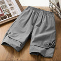 【quick-dry high-stretch shorts】kids' lightweight quick-dry shorts, stretch cargo shorts for mid-to-large children, perfect for summer outdoor wear