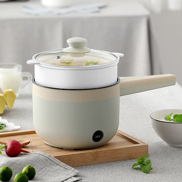 Multifunctional non-stick electric cooking pot Household cooking and frying long-handled small electric pot Student dormitory small integrated noodle cooking pot