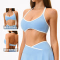 70 billion naked feeling halter sports intimates beautiful back seamless vest fitness pilates yoga sports bra 2134