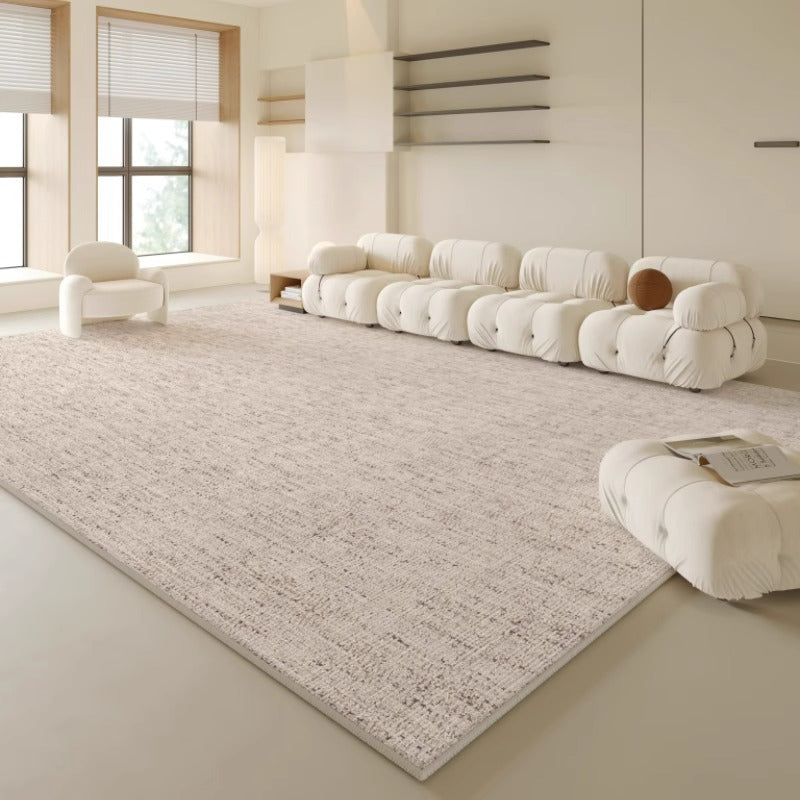 Distributed carpet living room  new cream style no-wash and wipeable bedroom waterproof sofa light luxury high-end floor mat
