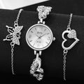 Women's quartz bracelet watch suitfashion small dial watch jewelry douyin popular trendy diamond women's watch women's watch
