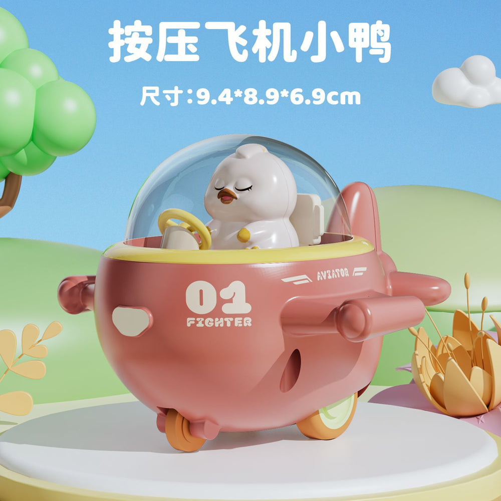 Dropshipping kids press boys and girls sliding car pull back cartoon airplane bus sedan toy car