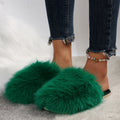 thick sole stomping on shit cotton slippers women's autumn winter indoor and outdoor stuffed couple heattech slippers plus size slippers