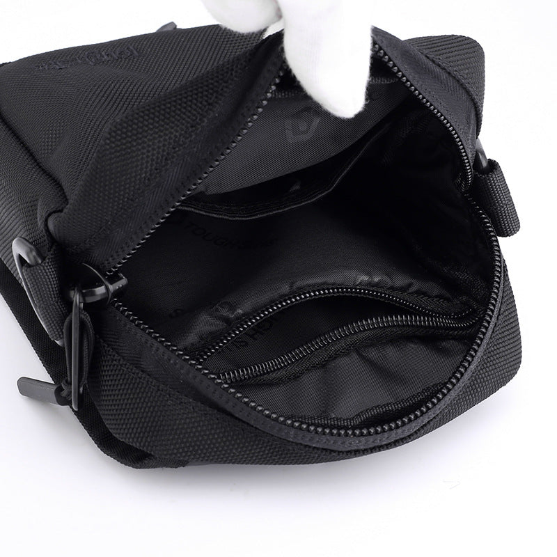 New men's shoulder bag fashionable casual men's bag anti-splashing Oxford cloth messenger bag trendy simple small bag delivery