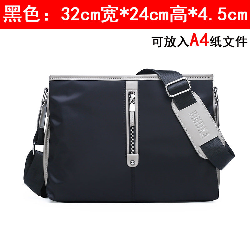 Bonnis Kangaroo Men's Crossbody Bag Men's New Trend Fashion Versatile Camouflage Oxford Waterproof Horizontal Shoulder Bag