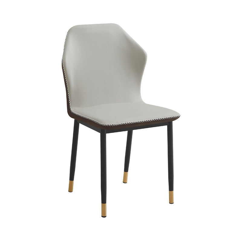 Source factory manufacturer wholesale italian normcore dining chair for home carbon steel restaurant hotel chair office reception chair