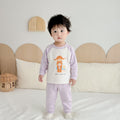 Kids' thermal underwear set - autumn/winter collection - 100% cotton, seamless design - boys & girls, baby, toddler - loungewear & sleepwear