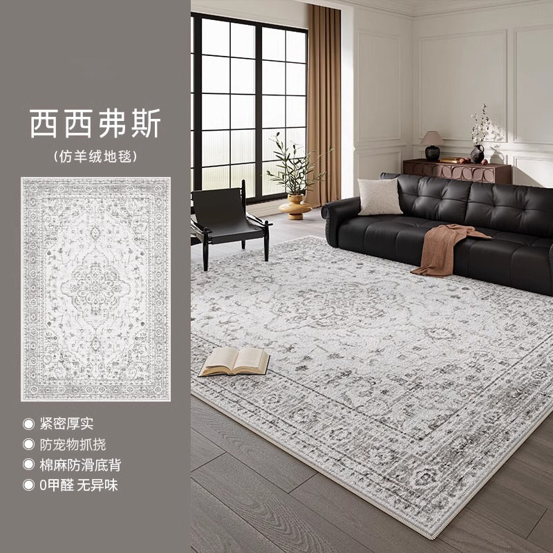 Carpet living room bedroom new arrival bedside no maintenance no washable frenchretro room accessible luxuryclassy floor mat
