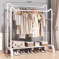 Upgraded cat ear double pole model 150cm elegant white four side hooks..;