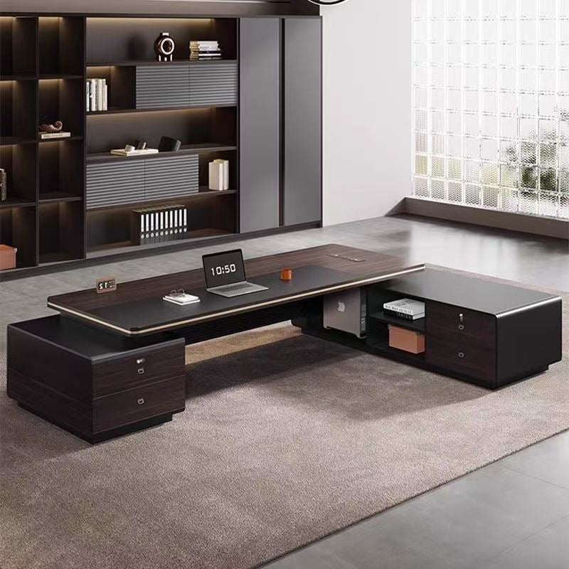 E0 environmental-friendly accessible luxury boss office desk and chair combination casual modern president room classy furniture manager supervisor table