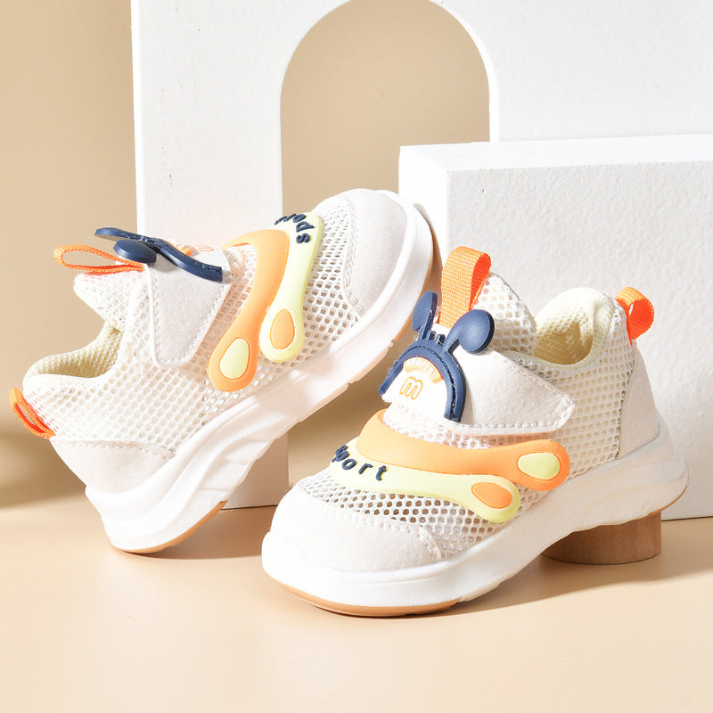 Baby sandals boys summer toddler shoes 0-1-2 years old infant anti-slip soft sole mesh shoes functional shoes for girls