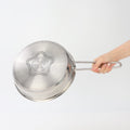 Export turkey stainless steel thickened bottom suit soup pot 9-piece set pan frying pan milk pot cookware suit