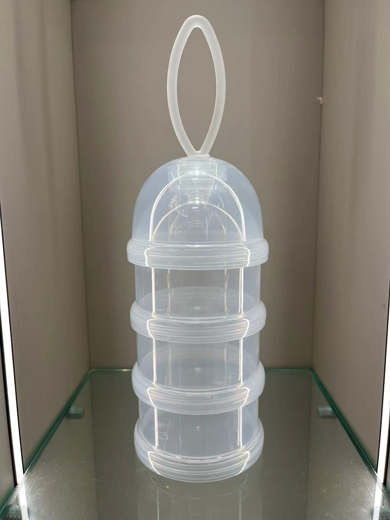 Baby milk powder box out portable transparent multi-layer milk powder grid Baby milk powder independent packing box Maternal and infant products