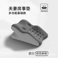 Single lying pillow, double grey, two-tone color