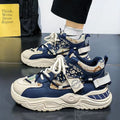 Men's shoes 2025 new spring collection: youth casual running sneakers, student platform shoes, non-slip dad shoes, trendy footwear for men