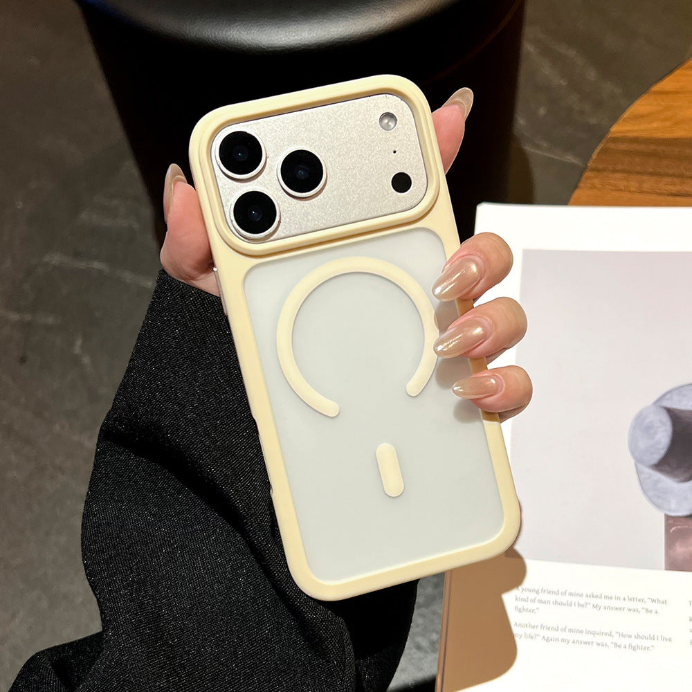 new magnetic phone case for iphone 17 pro, unisex design, compatible with apple 16/15, sky shield magnetic case