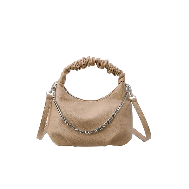 Cross-border handbag women's 2024 new fashion versatile women's messenger bag niche dumpling bag temperament underarm bag