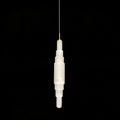 Villa high-ceiling living room lamp duplex staircase all-copper marble chandelier casual bedroom bedside lamp spanish marble