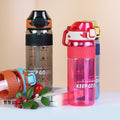Factory custom plastic cup portable sports water bottle minimalist creative tumbler durable leak-proof travel mug with straw