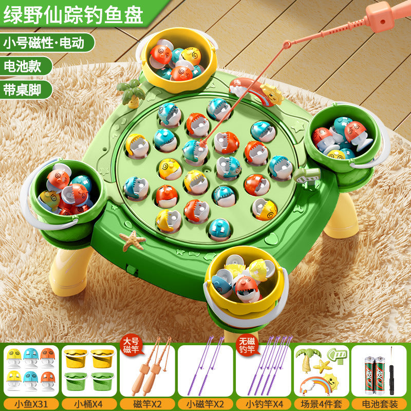 Baby electric magnetic fishing toy for kids, ages 1-2, 3, educational toy for children, two and a half weeks old, boys, girls, toddlers
