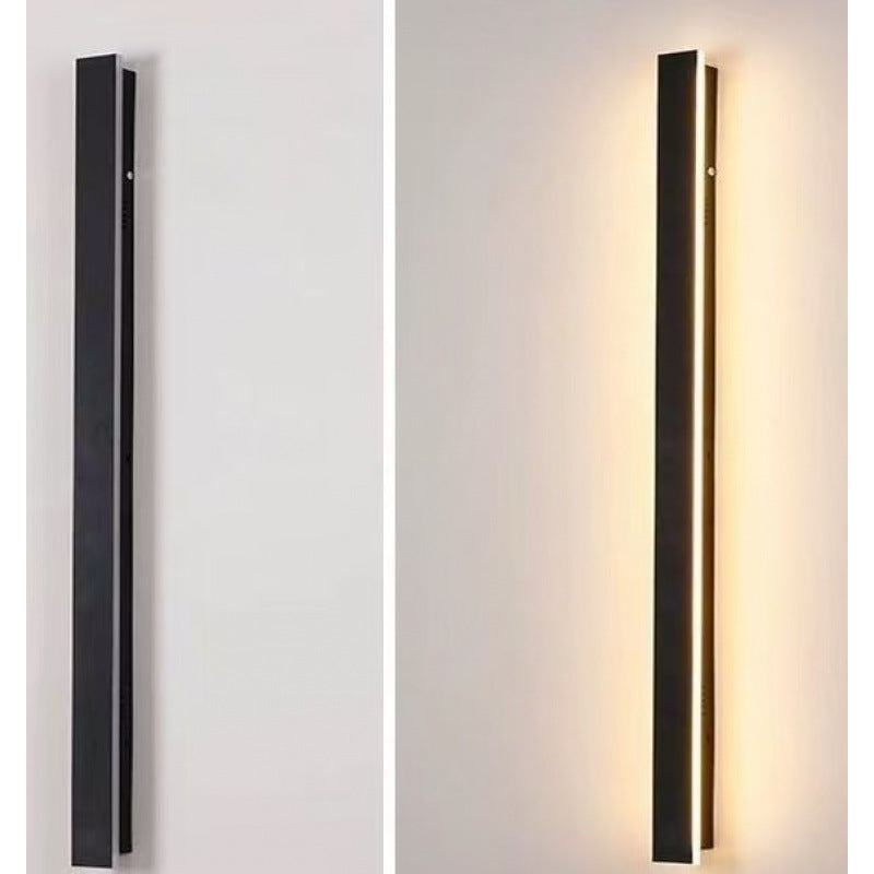 Waterproof outdoor long wall lamp line wall lamp simple and minimalist outdoor IP65 villa directly from the manufacturer  explosion