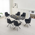 Export rock slab dining table large board retractable foldable scandinavianclassy sense folding dining table dining table