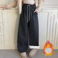 Girls' plaid pants - autumn/winter casual student sweatpants -  new hot style - girls' harem lantern pants