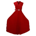 C8486p with belt summer european and american women's clothing fashion sexy ruffles pleated large skirt long skirt foreign trade dress