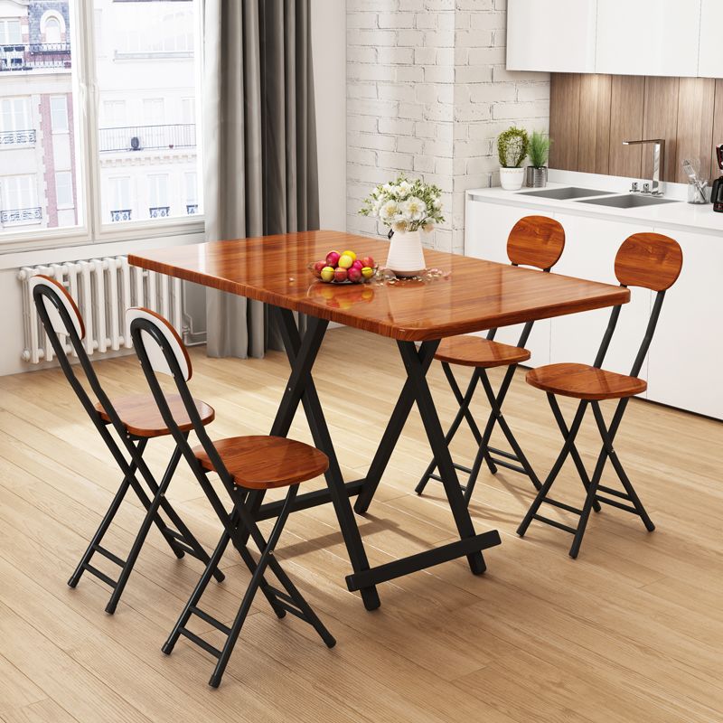Folding tablefor homedining tablesimple small square table4-person tablesmall apartment portable outdoor stall balcony table