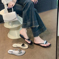 Women's flip-flops: comfortable, minimalist, non-slip, thick-soled, fairy-tale style, sweet beach sandals, heart-shaped slippers, korean casual